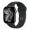 Apple Watch Series 11 GPS 42mm Jet Black Alu. Case w. Black S. Band - S/M (MEQT4)