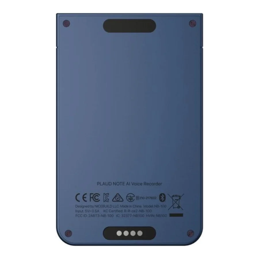 PLAUD Note ChatGPT Empowered AI Voice Recorder Navy Blue (NB-100-NB)