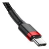 Baseus Cafule Series Type-C PD2.0 60W Flash charge Cable 20V 3A 1m Red black (CATKLF-G91)