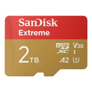 SanDisk 2 TB microSDXC U3 V30 A2 Extreme + Adapter SD (SDSQXAV-2T00-GN6MA, SDSQXAV-2T00-GN6MN)