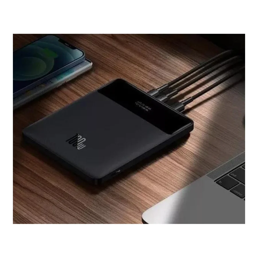 Baseus Blade Digital Display 20000 mAh PD 100W Black (PPDGL-01, PPBLD100-S, PPBL000201, PPBLD100HD)
