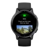 Garmin vivoactive 5 Slate Aluminum Bezel with Black Case and Silicone Band (010-02862-10/50)