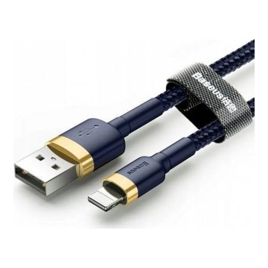 Baseus cafule Cable USB For iP 2.4A 1m Gold+Blue (CALKLF-BV3)