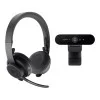 Logitech Brio 4K Webcam & Zone Wireless Headset (991-000344)