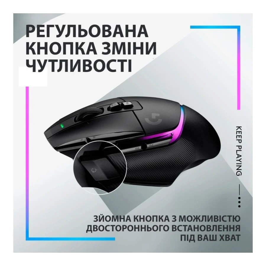 Logitech G502 X PLUS Black (910-006162, 910-006164, 910-006163)