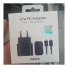 Samsung 45W Travel Adapter (with Type-C cable) Black (EP-TA845XBE) (EU)