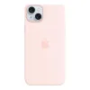 Apple iPhone 15 Plus Silicone Case with MagSafe - Light Pink (MT143) (OEM)