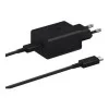 Samsung 45W Travel Adapter (with Type-C cable) Black (EP-TA845XBE) (EU)