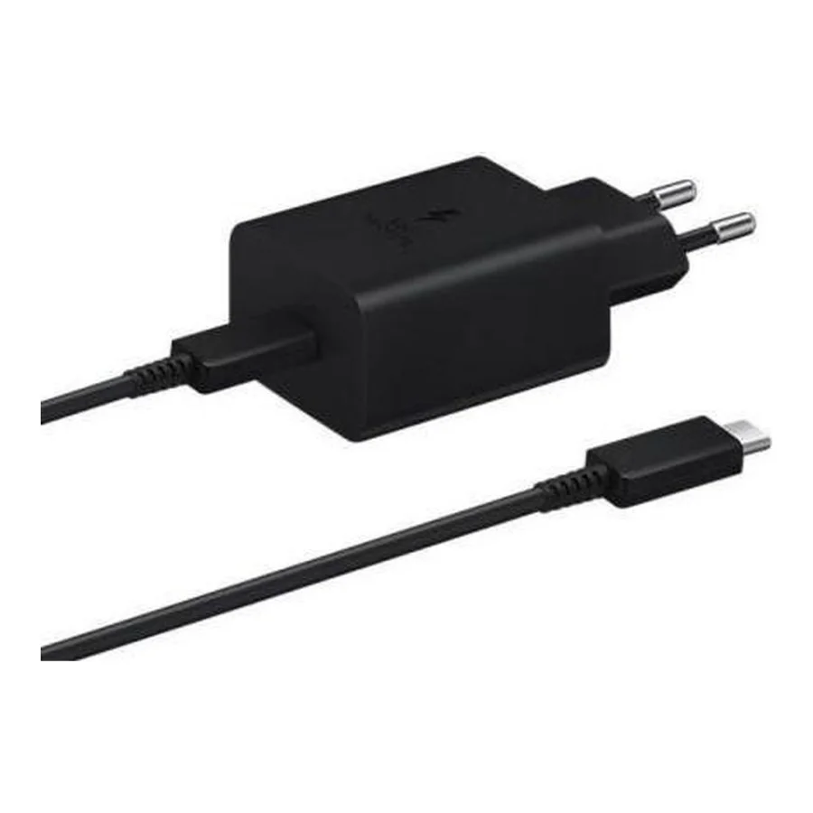 Samsung 45W Travel Adapter (with Type-C cable) Black (EP-TA845XBE) (EU)