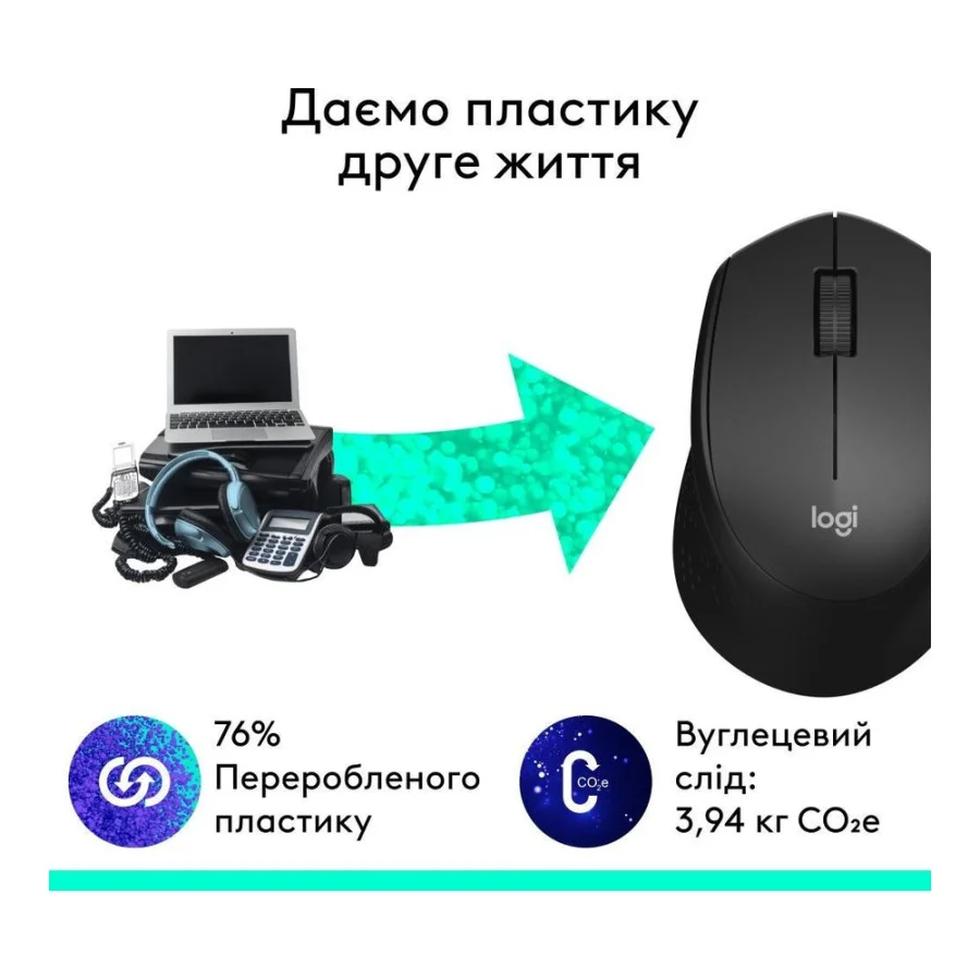 Logitech M280 Wireless Mouse Black (910-004291, 910-004287)