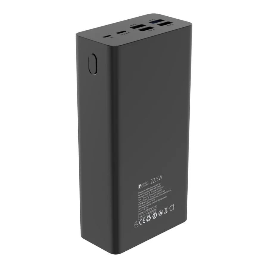 Sigma mobile X-power SI40A3QL 40000 mAh Type-C PD20W QC22,5W Black (UA)