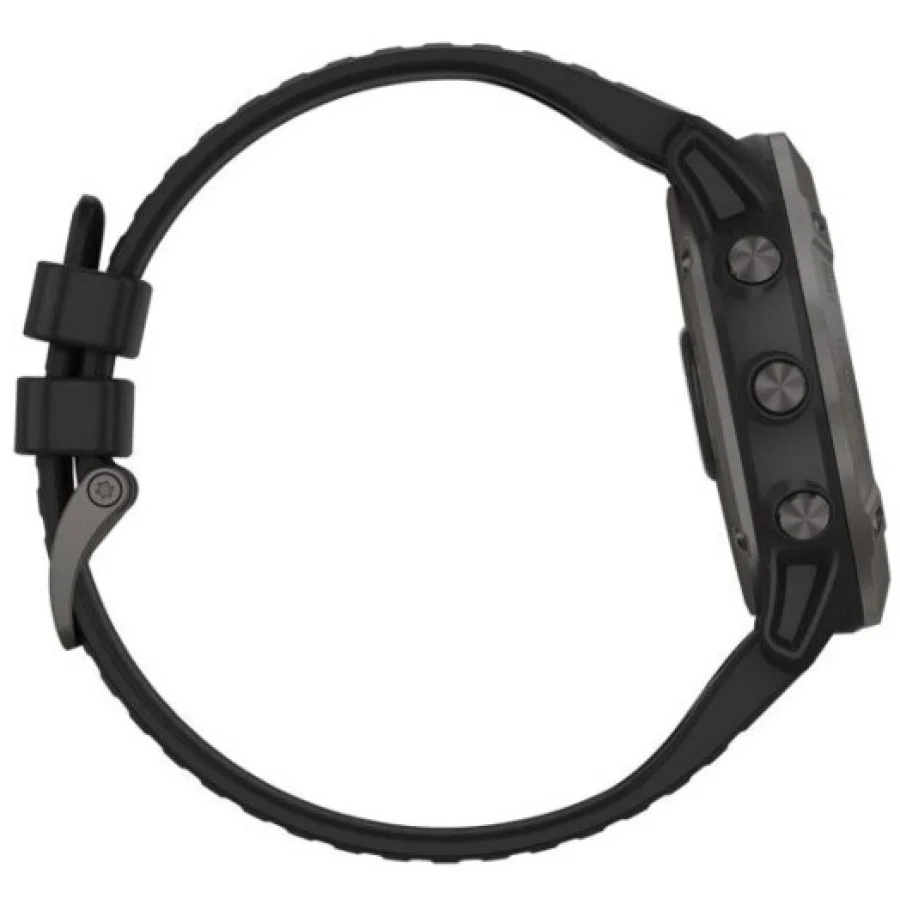 Garmin Fenix 6X Pro Sapphire Carbon Grey DLC with Black Band (010-02157-11/10)