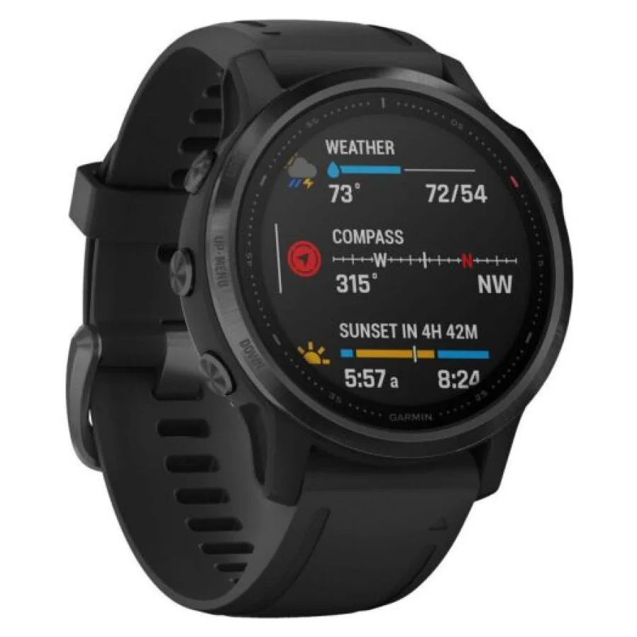 Garmin Fenix 6S Pro Black With Black Band (010-02159-14/010-02159-13)