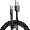 Baseus USB Cabel to USB-C Cafule 1m Grey/Black (CATKLF-BG1)