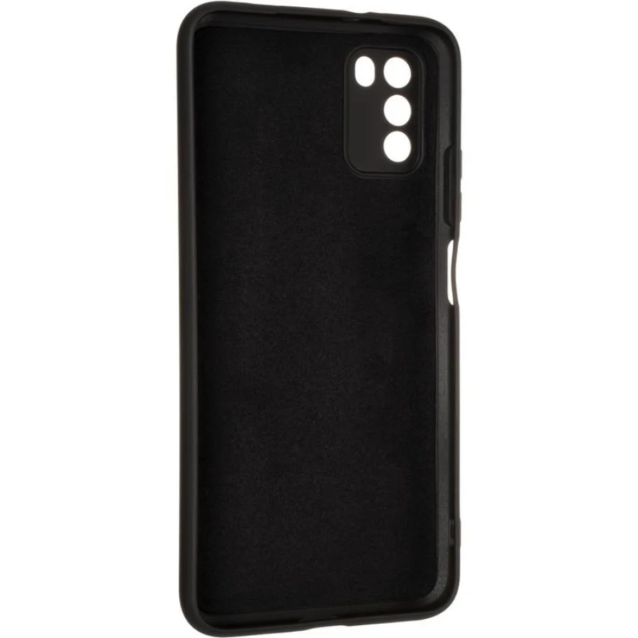 Силиконовый чехол для Xiaomi Poco M3 (Black)