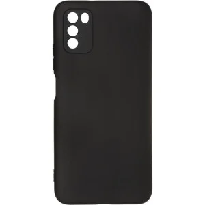 Силиконовый чехол для Xiaomi Poco M3 (Black)