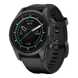 Garmin Epix Pro Gen 2 Sapphire 42mm Carbon G. DLC Ti. with Black Band (010-02802-14/15)