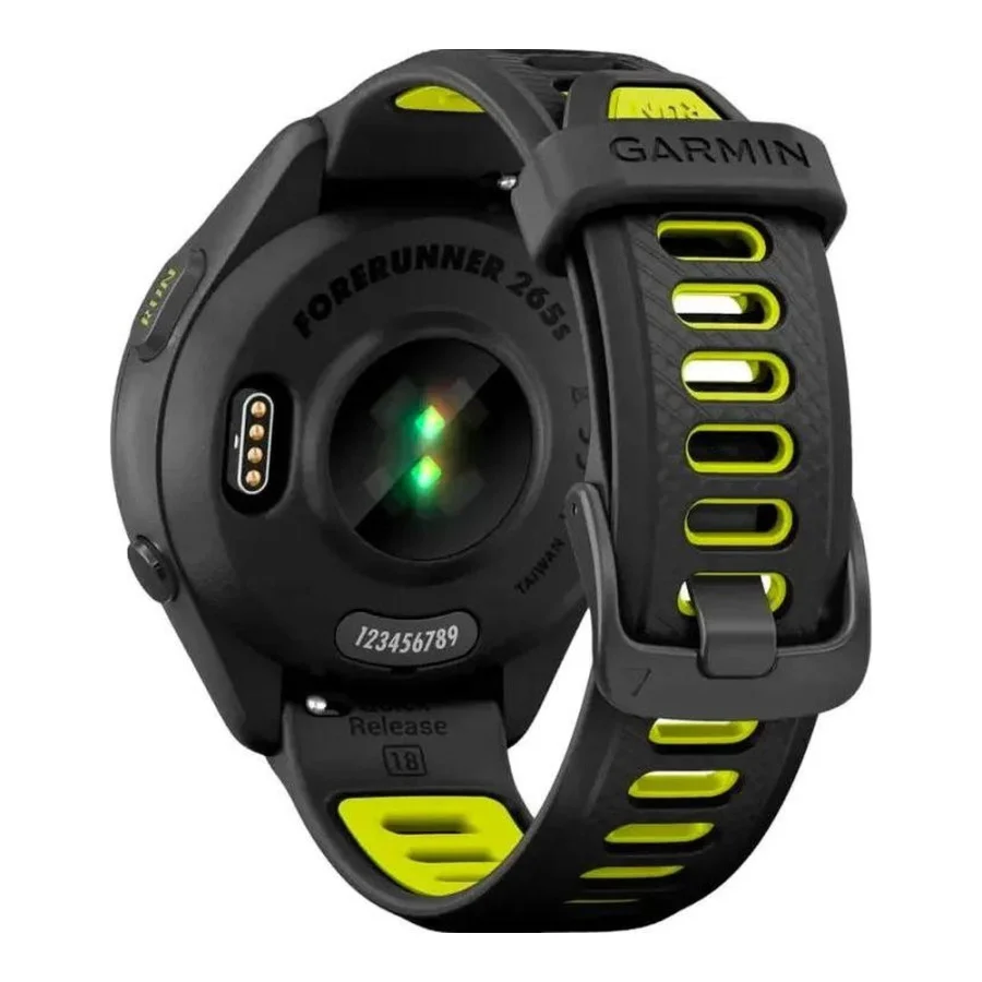 Garmin Forerunner 265S Black Bezel and Case w. Black/Amp Yellow S. Band (010-02810-03/13/53)