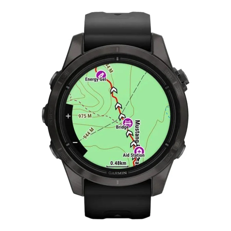 Garmin Epix Pro Gen 2 Sapphire 42mm Carbon G. DLC Ti. with Black Band (010-02802-14/15)