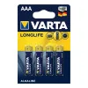 Varta AAA bat Alkaline 4шт LONGLIFE EXTRA (04103101414)