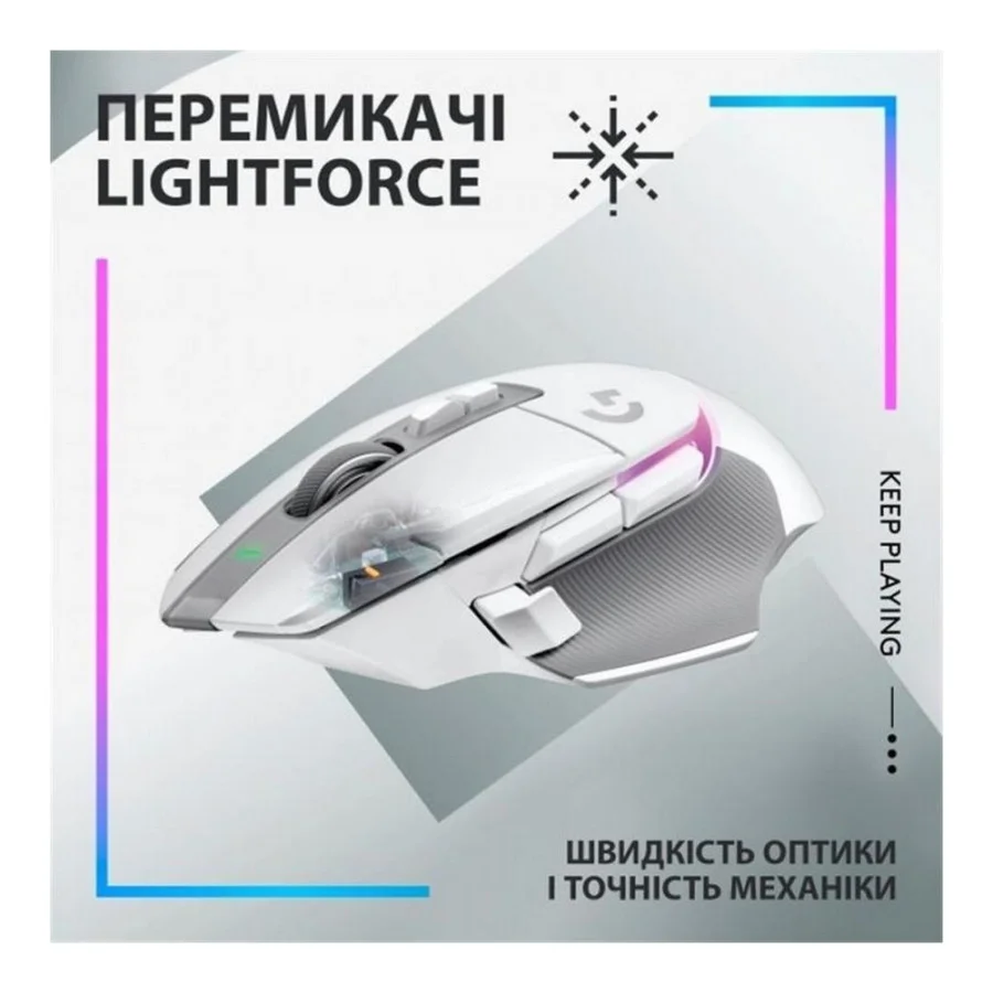 Logitech G502 X Plus White (910-006171, 910-006173)