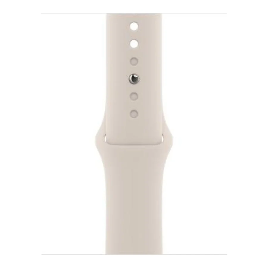 Apple Watch Series 8 GPS 41mm Starlight Aluminum Case with Starlight Sport Band (MNP63)