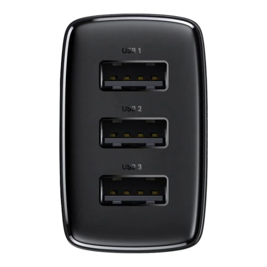 Baseus Compact Charger 3U 17W Black (CCXJ020101)
