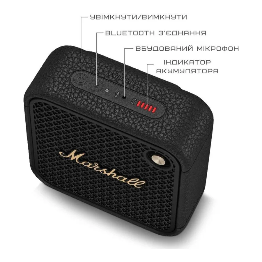 Marshall Willen II Black and Brass (1006714)
