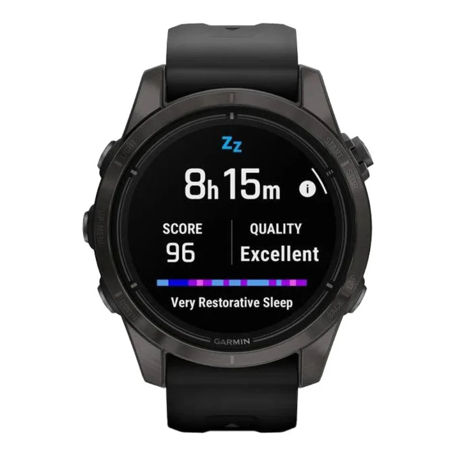 Garmin Epix Pro Gen 2 Sapphire 42mm Carbon G. DLC Ti. with Black Band (010-02802-14/15)