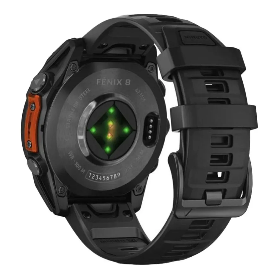 Garmin Fenix 8 51mm AMOLED Slate Gray with Black Silicone Band (010-02905-00)
