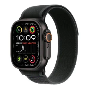 Apple Watch Ultra 2 GPS + Cellular 49mm Black Titan. Case w. Black Trail Loop - M/L (MX4V3)
