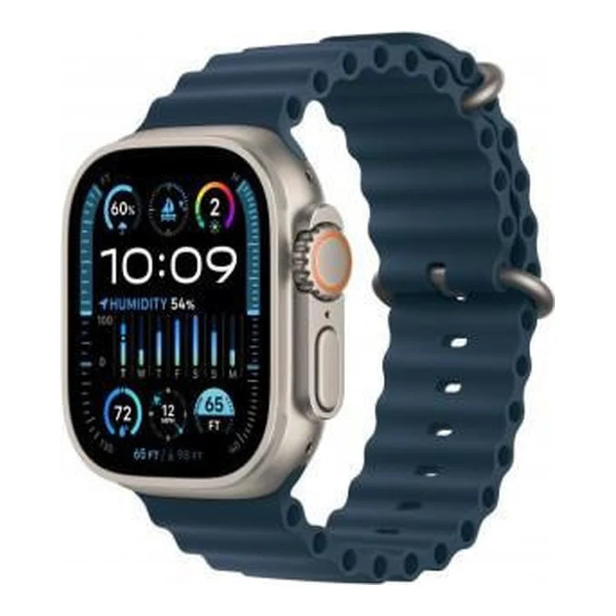 Apple Watch Ultra 2 GPS + Cellular 49mm Titanium Case with Blue Ocean Band (MREG3)