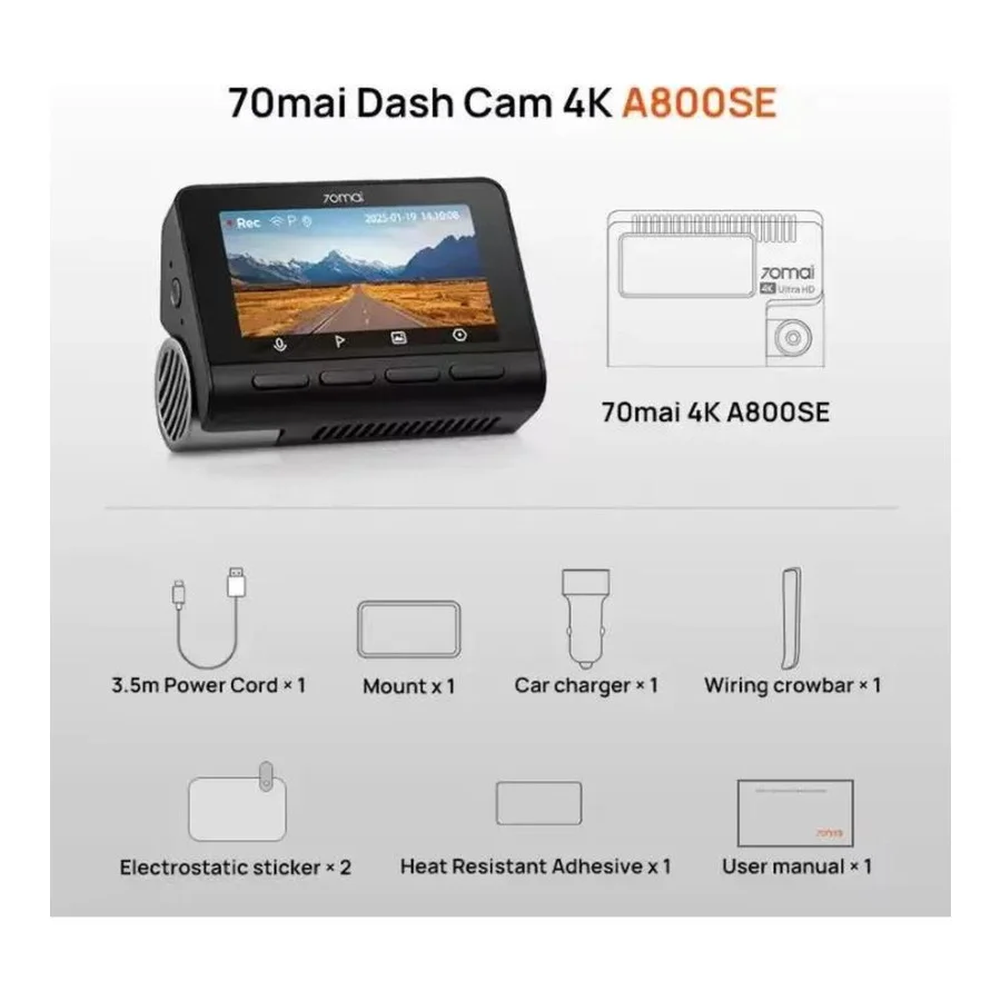 70mai Dash Cam A800S (1 camera)