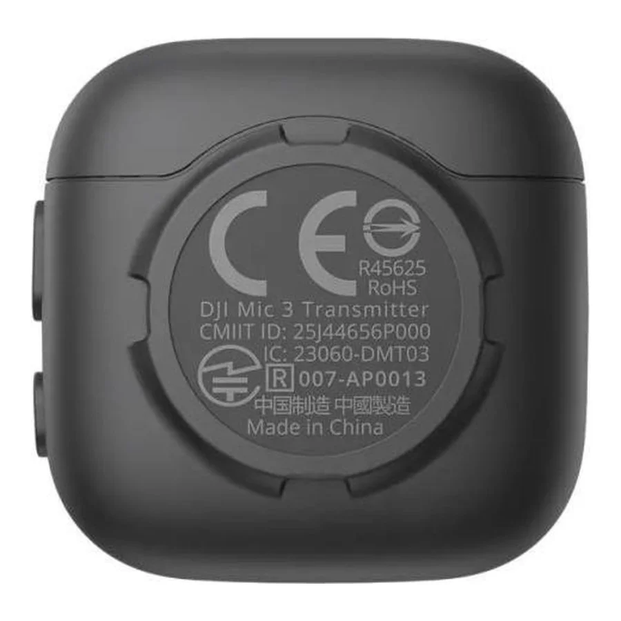 DJI Mic 3 Transmitter Shadow Black (CP.RN.00000478.01)