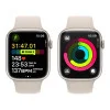 Apple Watch Series 9 GPS 41mm Starlight Aluminum Case w. Starlight Sport Band - S/M (MR8T3)