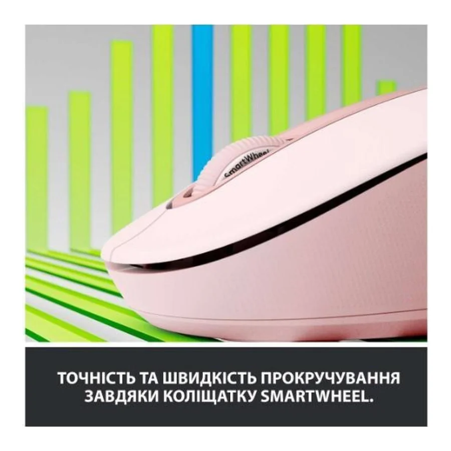 Logitech Signature M650 L Wireless Mouse Rose (910-006237)