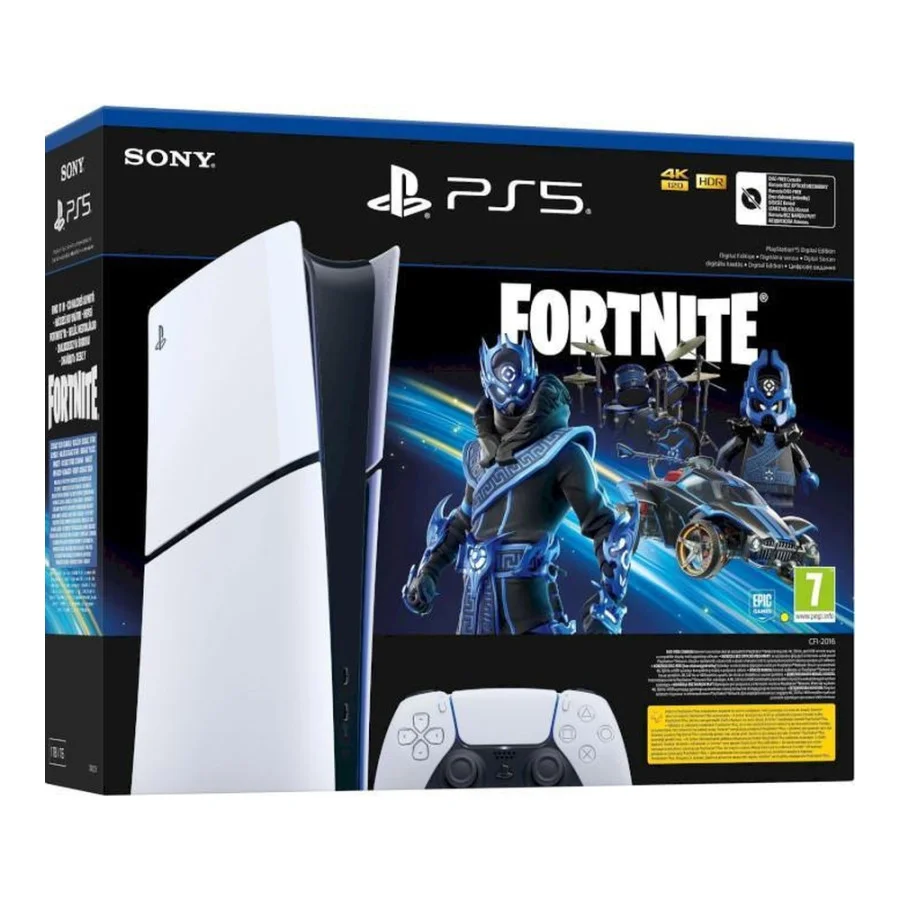 Sony PlayStation 5 Slim 1TB Fortnite Cobalt Star Bundle (1000045165)