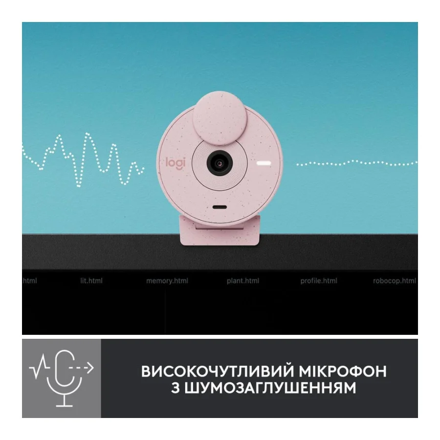 Logitech Brio 300 FHD Rose (960-001448, 960-001449)