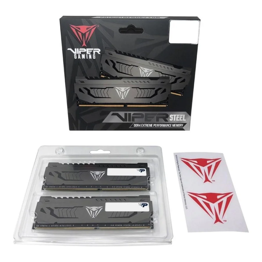 PATRIOT 64 GB (2x32GB) DDR4 3600 MHz Viper Steel (PVS464G360C8K)