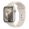 Apple Watch Series 9 GPS 41mm Starlight Aluminum Case w. Starlight Sport Band - S/M (MR8T3)