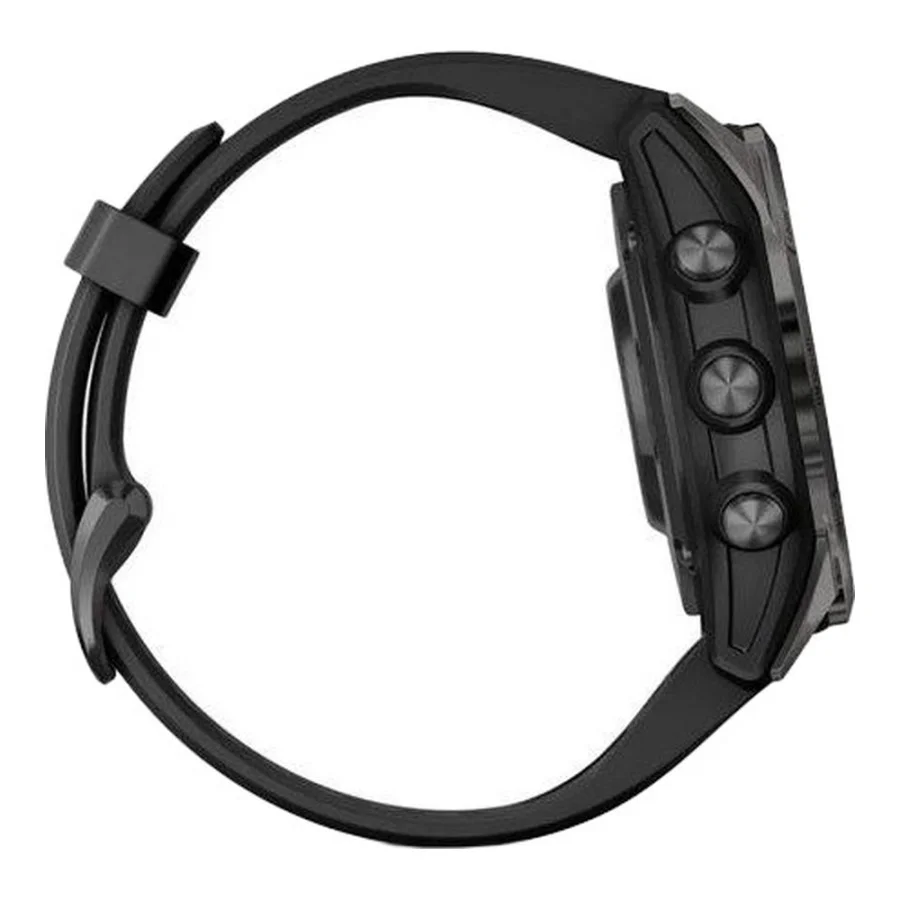 Garmin Fenix 7S Pro Sapphire Solar Carbon G. DLC Tit. with Black Band (010-02776-10/11/54)