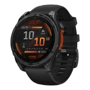 Garmin Fenix 8 51mm AMOLED Slate Gray with Black Silicone Band (010-02905-00)