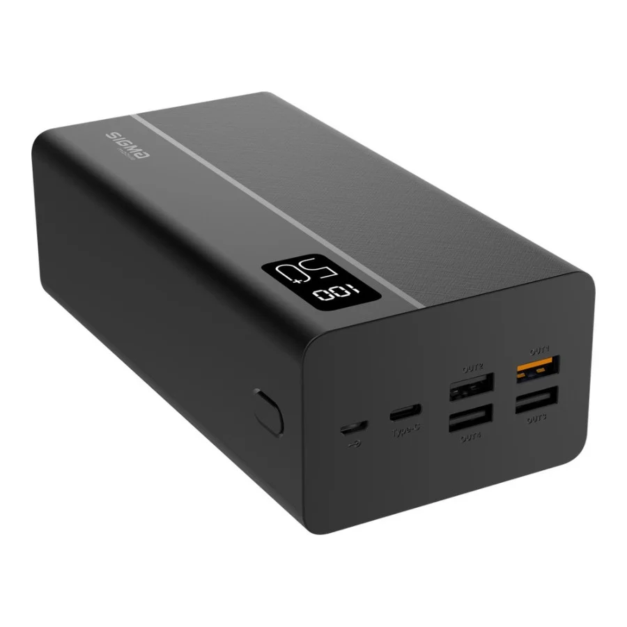 Sigma mobile X-power SI50A3QL 50000mAh Type-C PD20W, QC22,5W Black (UA)