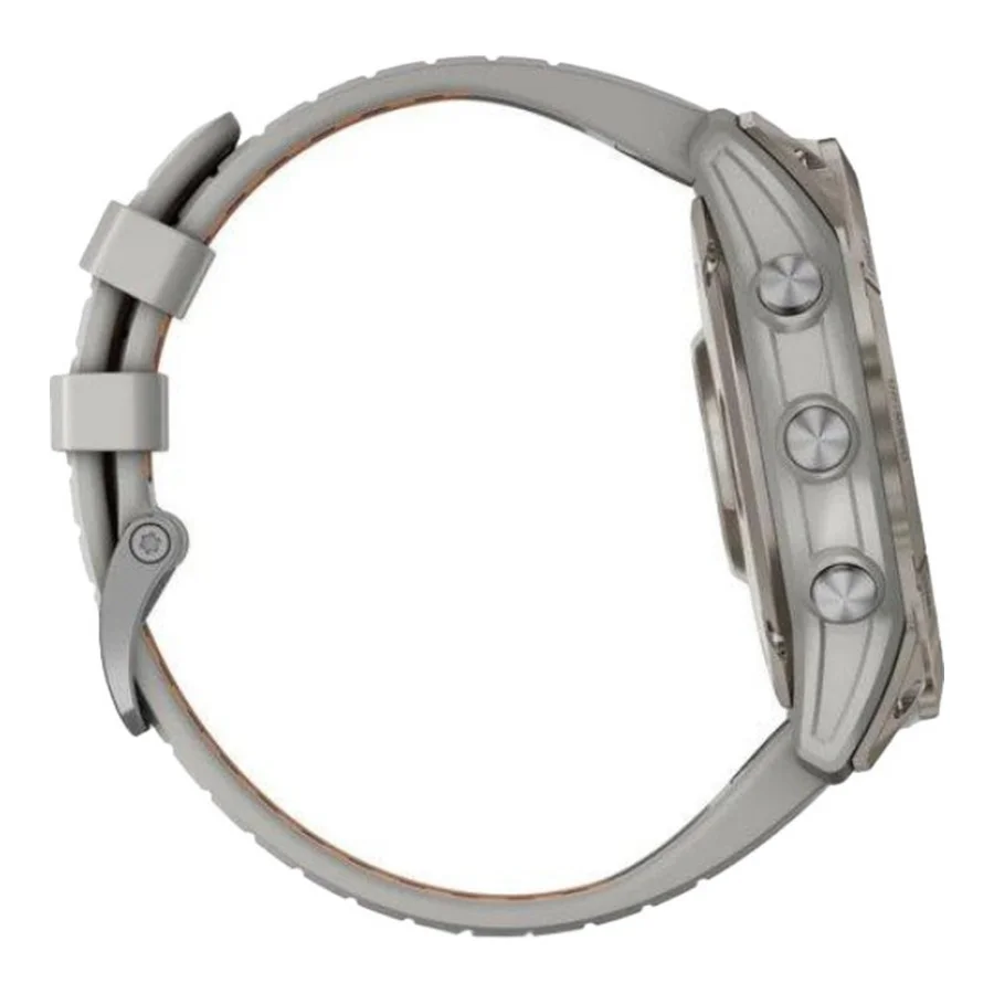 Garmin Fenix 7X Pro Sapphire Solar Titanium w. Fog Gray/Ember O. Band (010-02778-14/15/64)