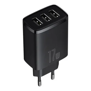Baseus Compact Charger 3U 17W Black (CCXJ020101)