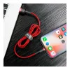 Baseus cafule Cable USB For lightning 2.4A 1M Red+Red (CALKLF-B09)