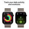 Apple Watch Series 11 GPS + Cellular 42mm Natural Tit. Case w. Natural Milanese Loop (MF8P4)