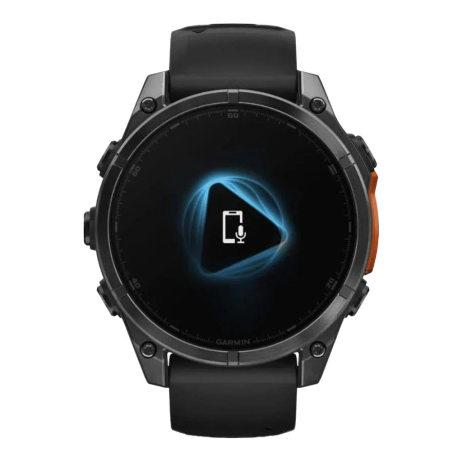 Garmin Fenix 8 51mm AMOLED Slate Gray with Black Silicone Band (010-02905-00)