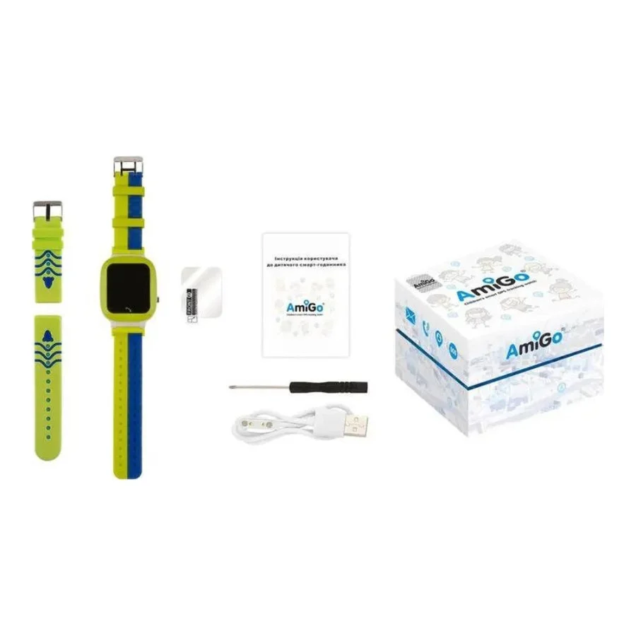 AmiGo GO004 Splashproof Camera+LED Green (UA)