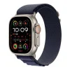 Apple Watch Ultra 2 GPS + Cellular 49mm Natural Titan. Case w. Navy Alpine Loop - Large (MYT33+MXN03)